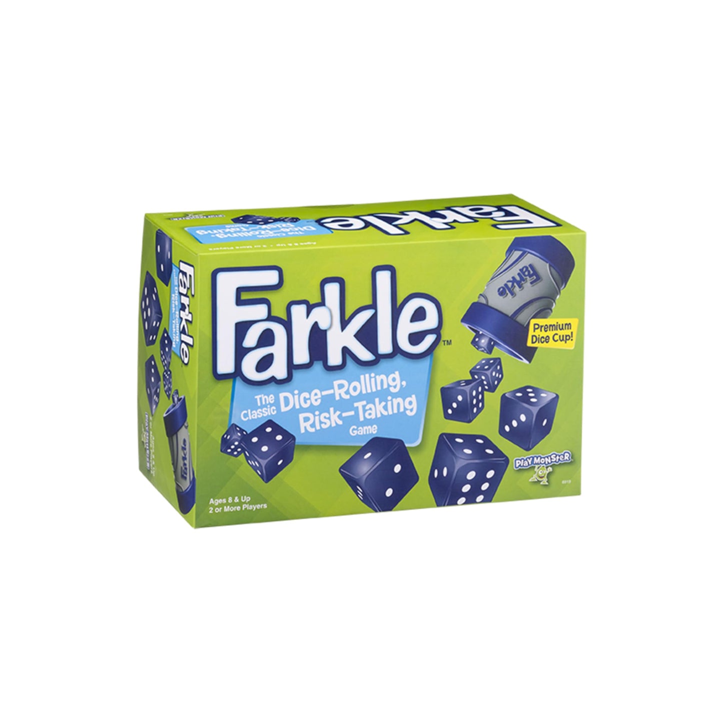 Farkle Classic Dice Games – Kids, Family Games, Travel Game, Adult Games, Board Game, Dice Cup, Dice Set, Farkle Score Sheets Included, Ages 8+