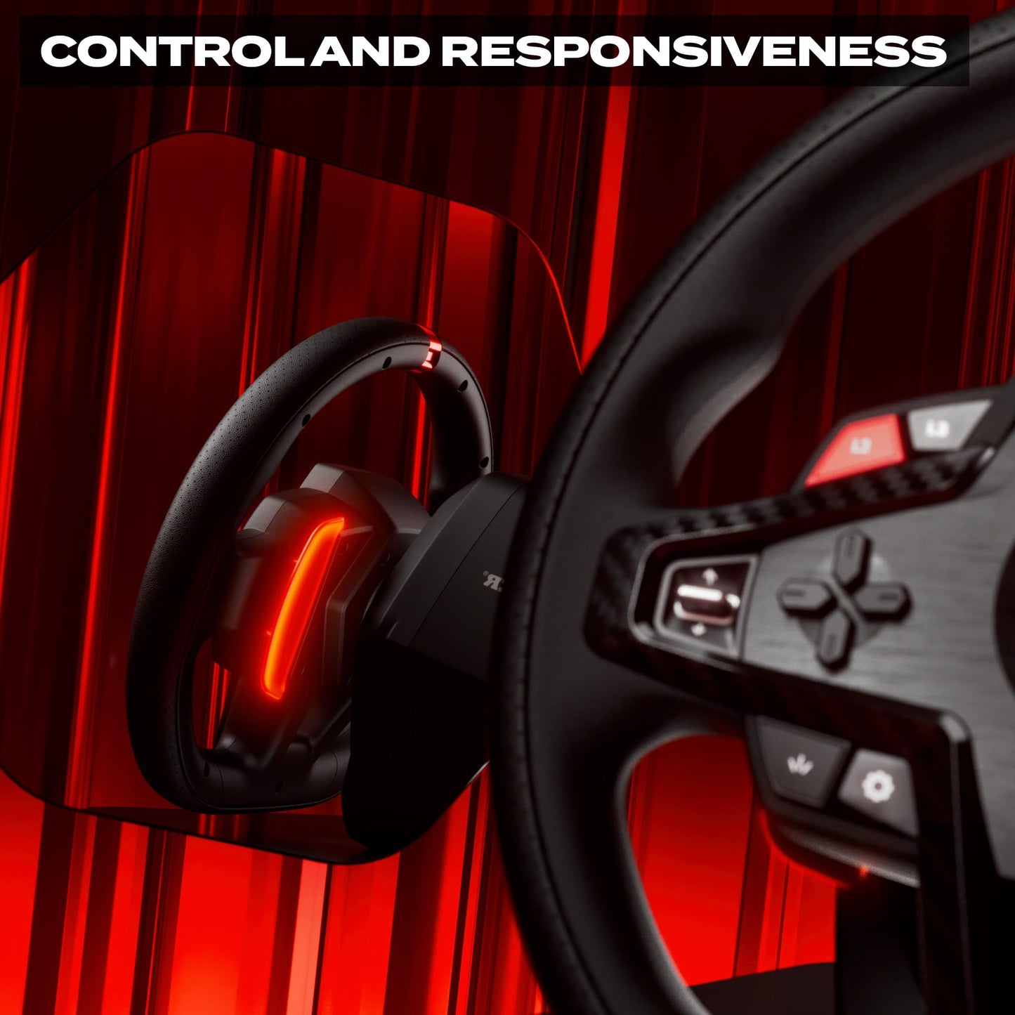 Thrustmaster T248R Racing Wheel & Magnetic Pedals for PS5, PS4 & PC – 3.1 Nm Hybrid Drive Force Feedback, Magnetic Paddle Shifters and Interactive LCD Display