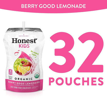 Honest Kids Variety Pack Organic Fruit Juice Drink, 675 fl oz, 32 Pack