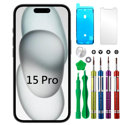 Compatible with iPhone XR Premium LCD Screen Replacement 6.1 inch (Model A1984, A2105, A2106, A2108) High Resolution Display digitizer Assembly Touch Screen