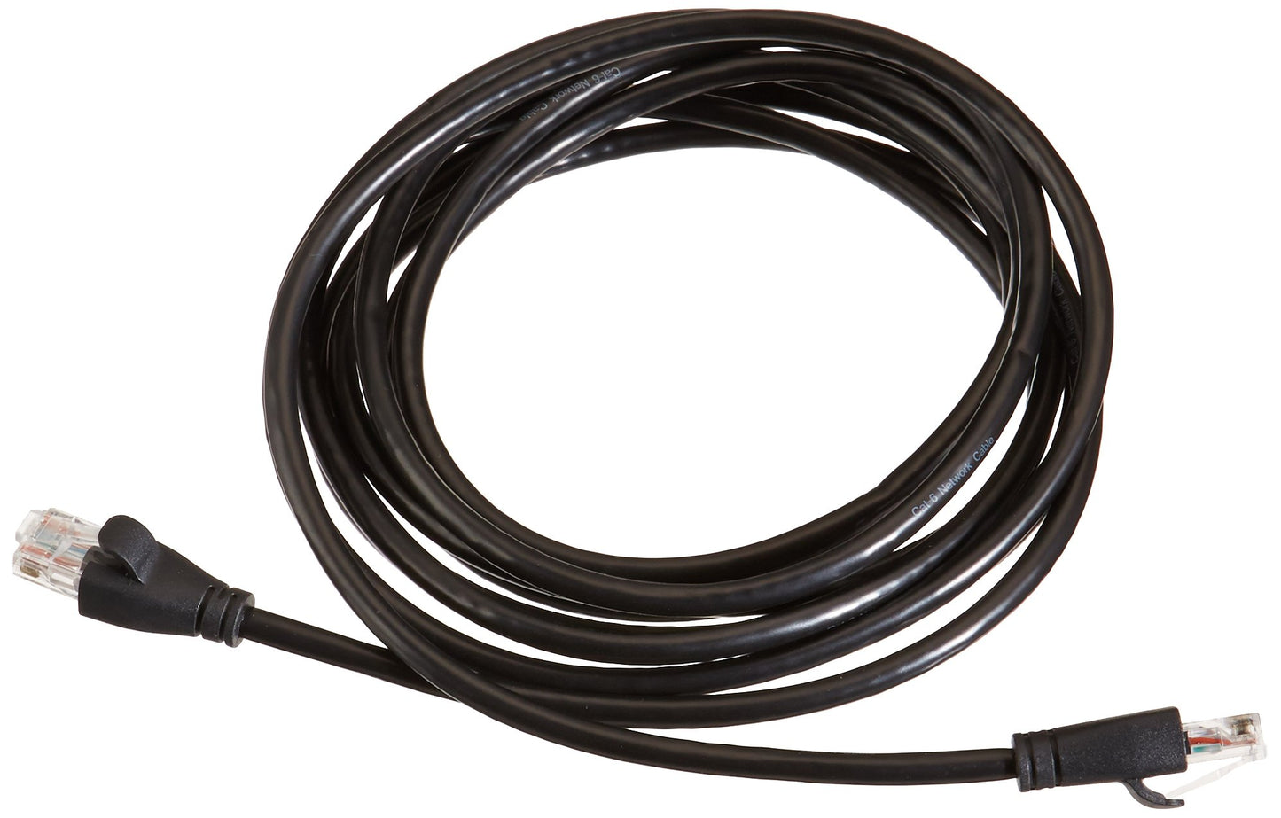 Amazon Basics RJ45 Cat-6 Ethernet Patch Internet Cable, 1Gbps Transfer Speed, Gold-Plated Connectors, Universal Connectivity for PC, TV, Tablet, Router, Printer, 5 Foot, Black