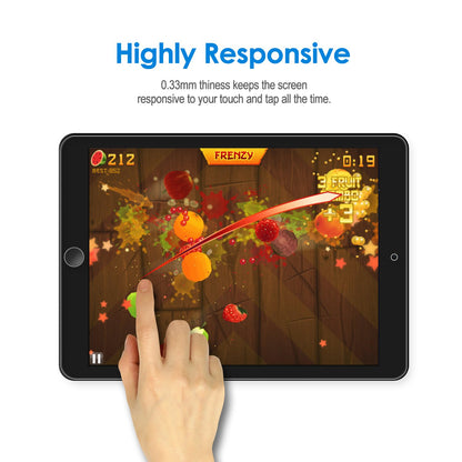 JETech Screen Protector for iPad (10.2-Inch, 2021/2020/2019 Model, 9/8/7 Generation), Tempered Glass Film, 1-Pack