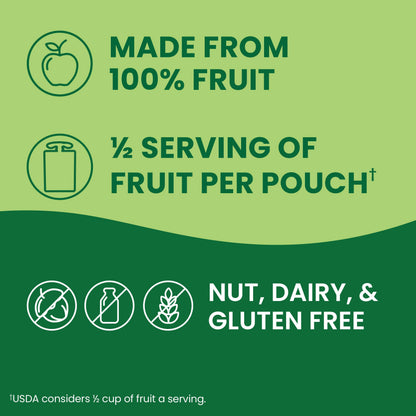 GoGo squeeZ No Sugar Added Applesauce and Fruit Puree Variety Pack, Apple, Mango & Banana, 3.2 oz Pouches (Pack of 20), Fruit Snacks for Kids, Gluten Free, Nut Free, Recloseable Cap, BPA Free