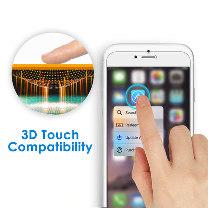 JETech Screen Protector for iPhone 17e (2026) / iPhone 16e / iPhone 14, Tempered Glass Film, 6.1-Inch Display, 3-Pack