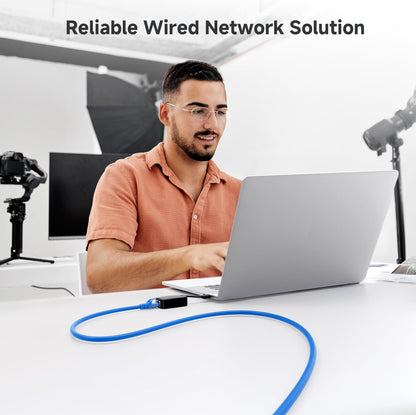 Cable Matters 10Gbps Snagless Cat 6 Ethernet Cable - 25ft, Cat 6 Cable, Cat6 Cord, Ethernet Cord, Black