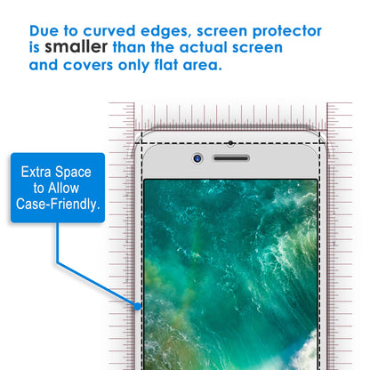 JETech Screen Protector for iPhone 8 Plus and iPhone 7 Plus 5.5-Inch, Tempered Glass Film, 2-Pack