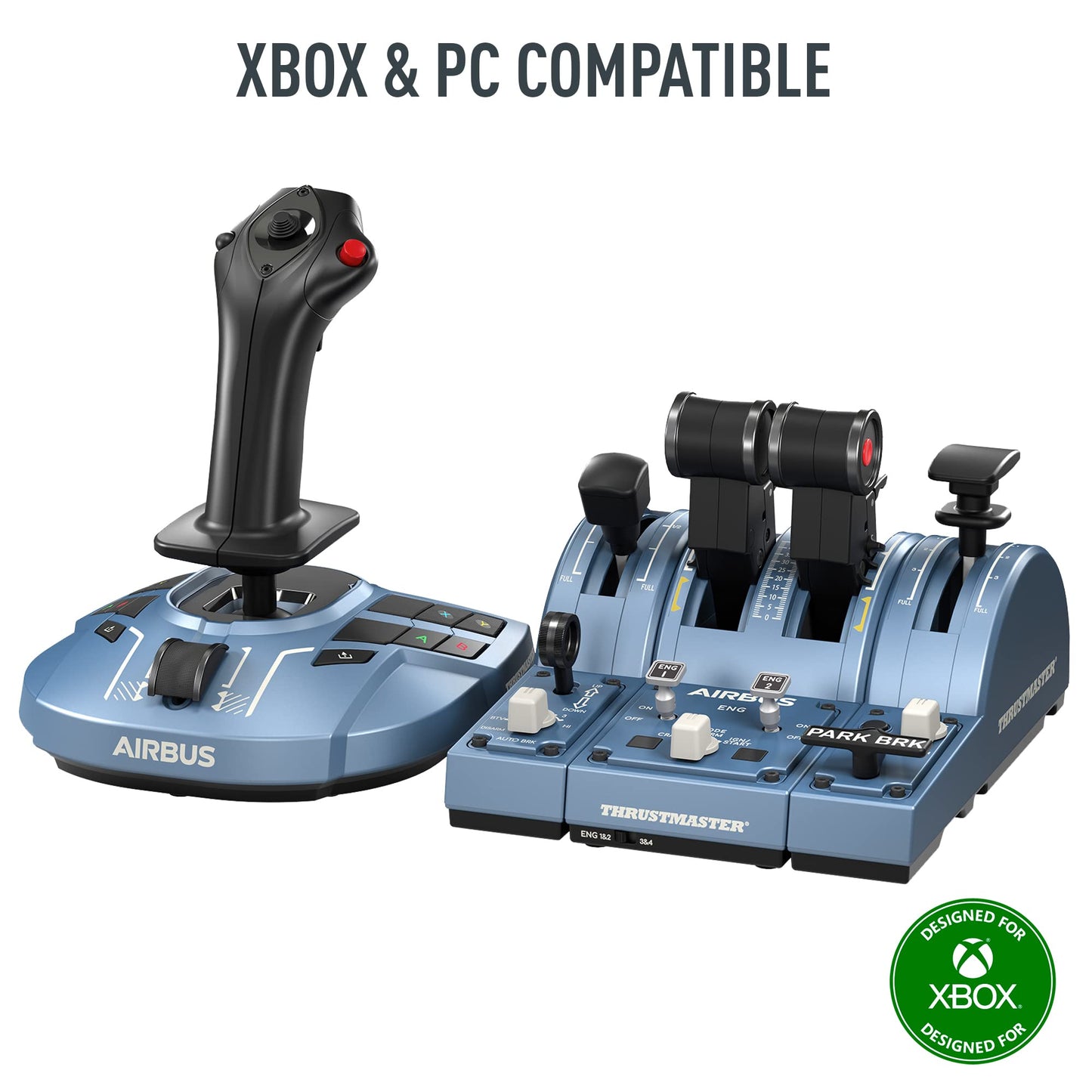 Thrustmaster TCA Captain Pack Xbox – Airbus Edition (Compatible with XBOX Series X/S, One and PC)