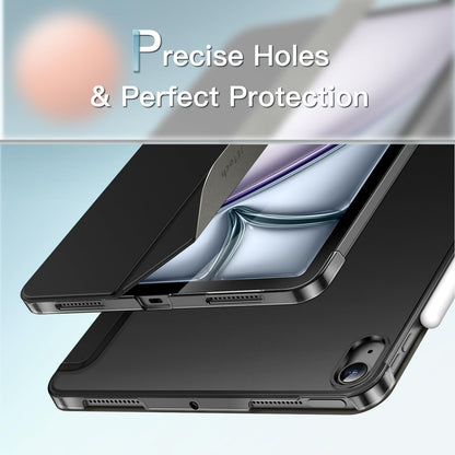 JETech Case ONLY for iPad Air 11-Inch M4/M3/M2 (2026/2025/2024), iPad Air 5/4 (2022/2020 5th/4th Generation 10.9-Inch), Slim Stand Hard Back Shell Cover with Auto Wake/Sleep (Starlight)