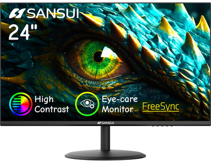 SANSUI 34-Inch Curved Gaming Monitor UWQHD 3440 x 1440P Up to 200Hz 165Hz Curved 1500R - PIP/PBP, OD 1ms, HDR, 300nits, sRGB 130%, DCI-P3 97%,AI Crosshair,HDMI2.1x2,DP1.4(Cable Included)