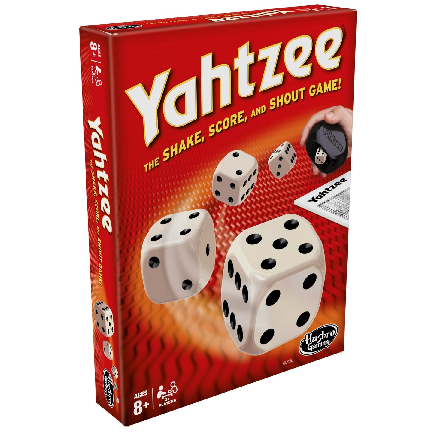 Hasbro Gaming Yahtzee Game, Fast-Playing Dice Games for Kids, Teens, and Adults, Strategy Games, Family Games for Kids, 2 or More Players, Ages 8 and Up