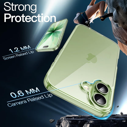 JETech Case for iPhone 17 Pro Max 6.9-Inch, Non-Yellowing Shockproof Phone Bumper Cover, Anti-Scratch Clear Back (Clear)