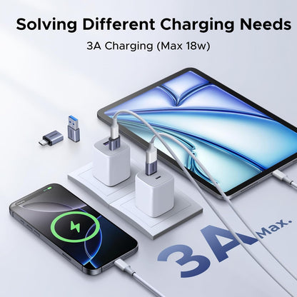 UGREEN USB to USB C Adapter & USB C to USB Adapter Combo 4-Pack, 10Gbps Type C USBC Adapter Compatible with MacBook, iPhone 17/16/15, iPad, Samsung Galaxy, Apple Watch