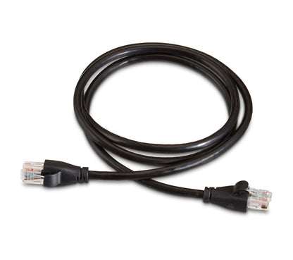 Amazon Basics RJ45 Cat-6 Ethernet Patch Internet Cable, 1Gbps Transfer Speed, Gold-Plated Connectors, Universal Connectivity for PC, TV, Tablet, Router, Printer, 5 Foot, Black
