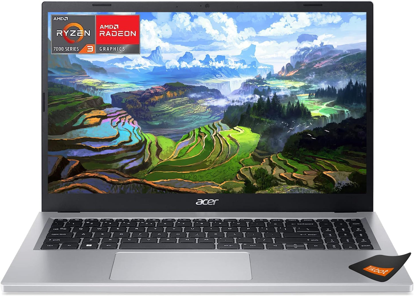 Acer Aspire 3 Slim Laptop | 15.6" Full HD IPS Display | AMD Ryzen 3 7320U | AMD Radeon Graphics | 8GB LPDDR5 | Wi-Fi 6 | Windows 11 Home in S Mode | w/HDMI (8GB RAM | 512GB PCIe SSD)