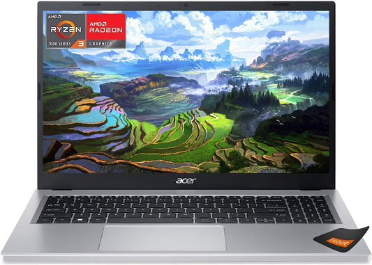 Acer Aspire 3 Slim Laptop | 15.6" Full HD IPS Display | AMD Ryzen 3 7320U | AMD Radeon Graphics | 8GB LPDDR5 | Wi-Fi 6 | Windows 11 Home in S Mode | w/HDMI (8GB RAM | 512GB PCIe SSD)