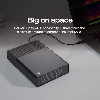 Seagate Portable 5TB External Hard Drive HDD – USB 3.0 for PC, Mac, PS4, & Xbox - 1-Year Rescue Service (STGX5000400), Black