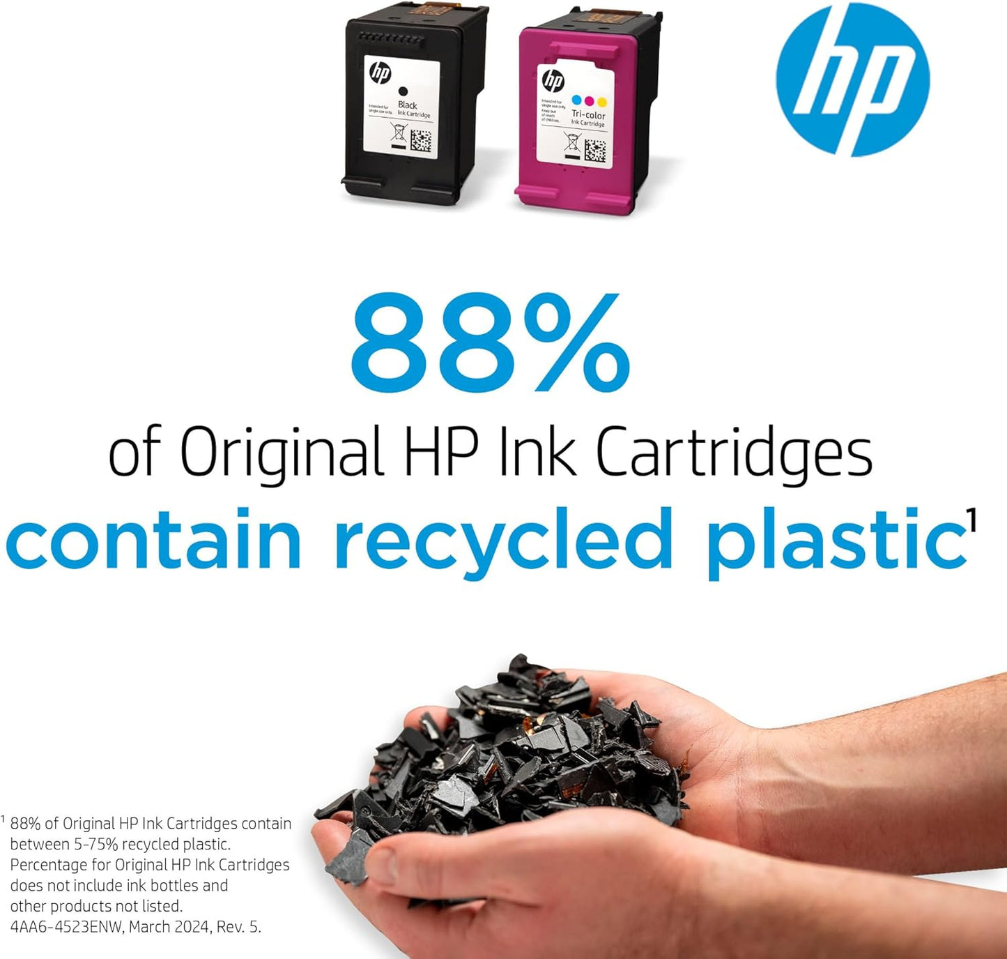 HP 67XL Black and 67XL Tri-Color High-Yield Ink Cartridge 2 Pack for Printers | Works with DeskJet 1255, 2700, 4100, Envy 6000, 6400 Series | Packaging May Vary