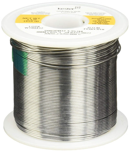 Kester 24-6337-0027 Solder Roll, Core Size 66, 63/37 Alloy, 0.031" Diameter