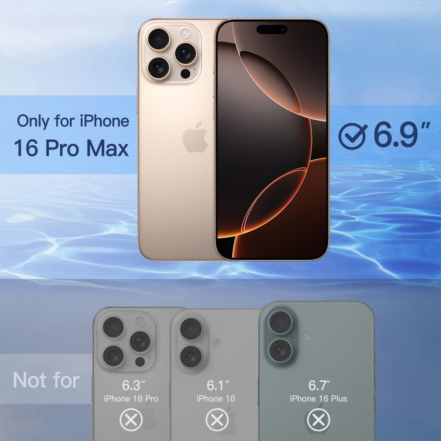JETech Privacy Screen Protector for iPhone 15 6.1-Inch, Anti-Spy Tempered Glass Film with Easy Installation Tool, 2-Pack