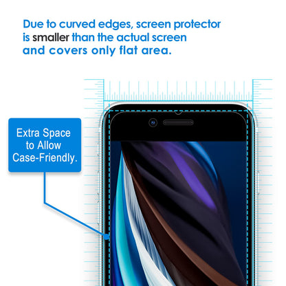 JETech Screen Protector for iPhone 17e (2026) / iPhone 16e / iPhone 14, Tempered Glass Film, 6.1-Inch Display, 3-Pack