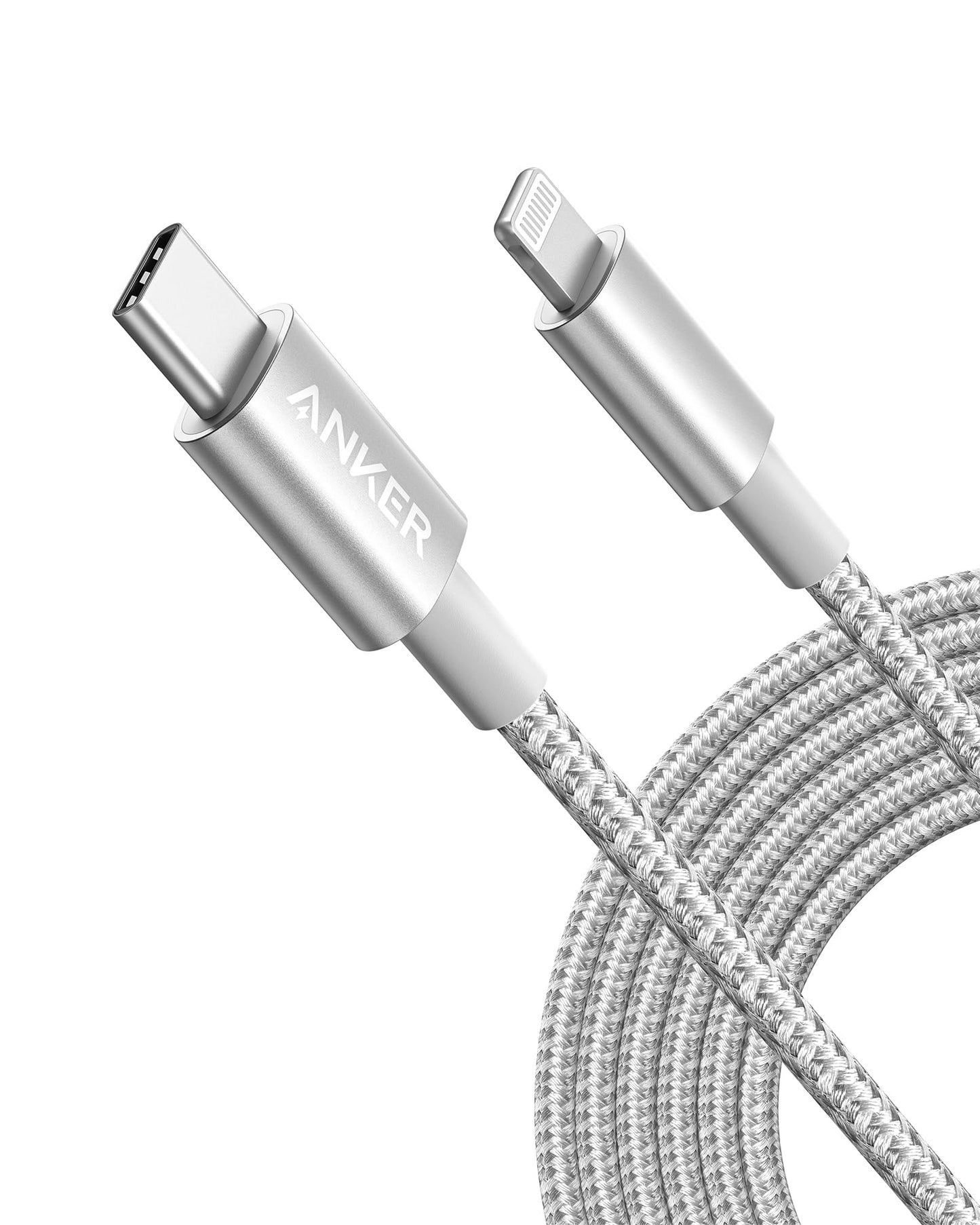 Anker New Nylon USB C to Lightning Cable, Apple MFi Certified for iPhone 14 Series, and More (6FT, Black)
