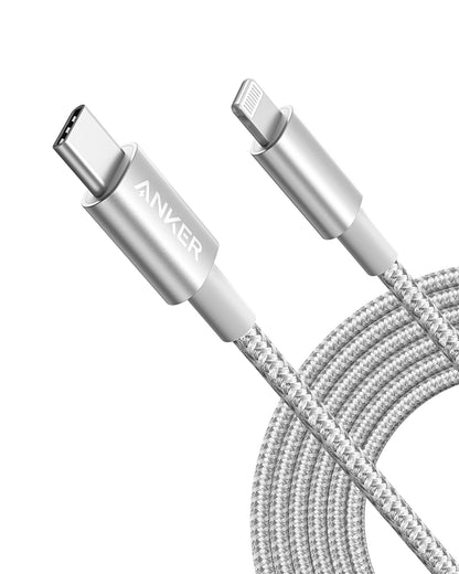Anker New Nylon USB C to Lightning Cable, Apple MFi Certified for iPhone 14 Series, and More (6FT, Black)