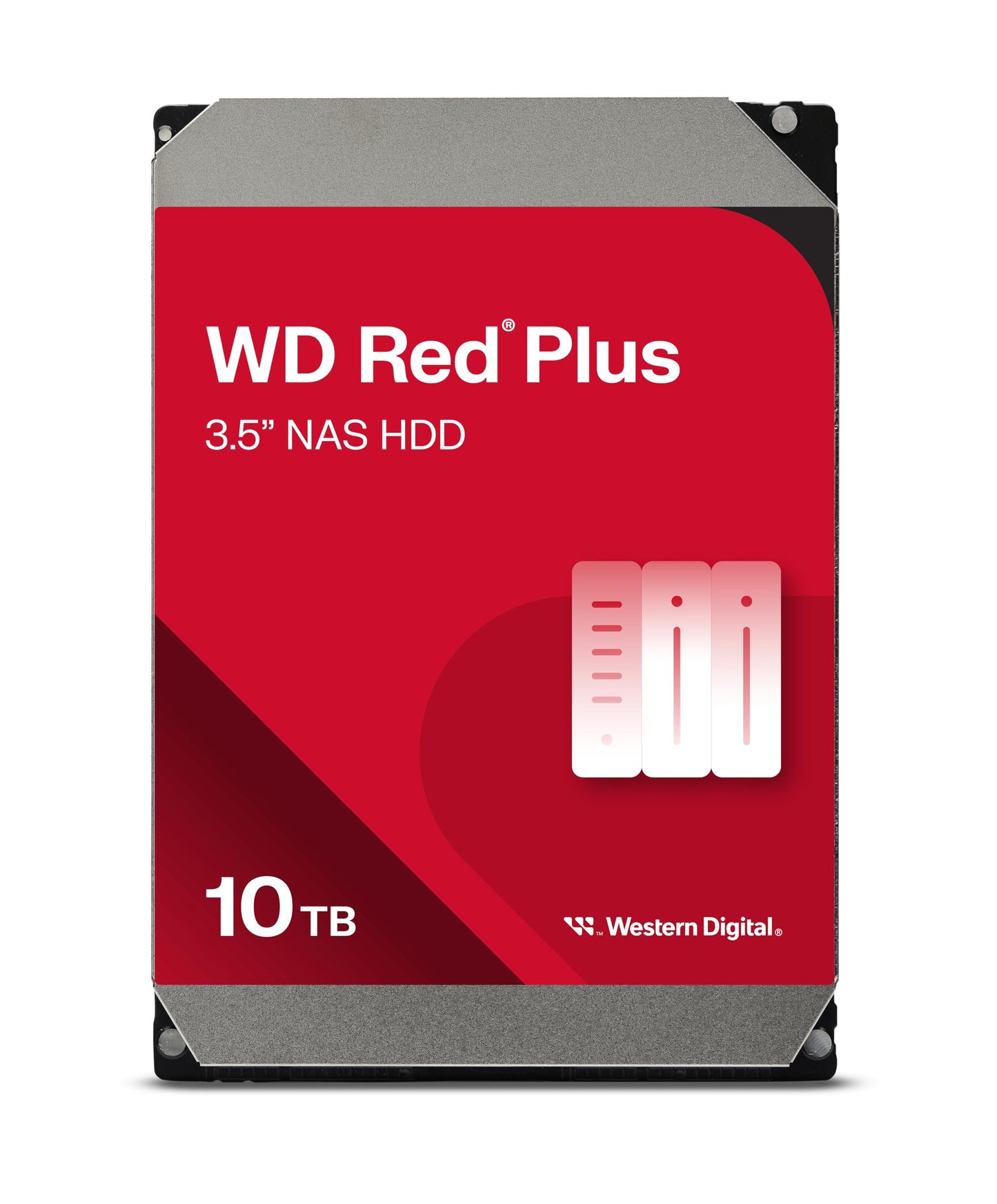 Western Digital 4TB WD Red Plus NAS Internal Hard Drive HDD - 5400 RPM, SATA 6 Gb/s, CMR, 128 MB Cache, 3.5" -WD40EFZX