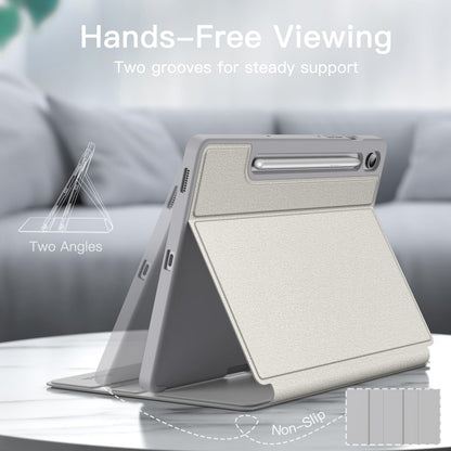 JETech Case for Samsung Galaxy Tab S10 Lite / S10 FE / S9 FE 10.9-Inch with S Pen Holder, Slim Folio Stand Protective Tablet Cover, Multi-Angle Viewing (Black)