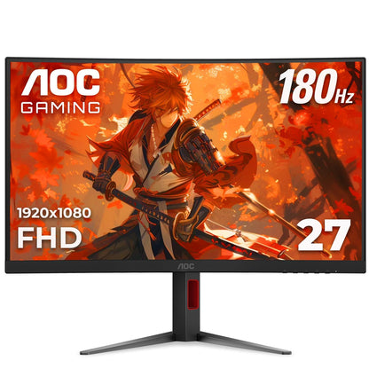 AOC Q32G11ZNE 32" Frameless Gaming Monitor QHD 2560 x 1440, 240Hz, 0.5ms Response time, HDR Ready, Console Gaming Ready, 3-Year Zero Dead Pixel Guarantee, Black