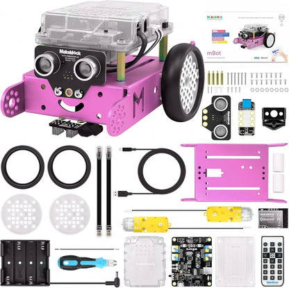 Makeblock mBot Robot Kit, Robotics for Kids Ages 8-12 Learn to Code with Scratch & Arduino, STEM Toys Science Kits for Kids Age 8-12 Boys and Girls Age 8+