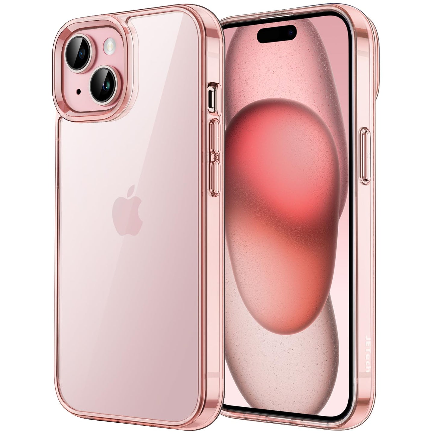 JETech Case for iPhone 15 6.1-Inch, Non-Yellowing Shockproof Phone Bumper Cover, Anti-Scratch Clear Back (Clear)