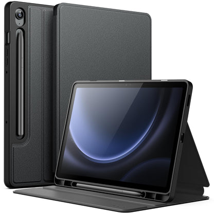 JETech Case for Samsung Galaxy Tab S10 Lite / S10 FE / S9 FE 10.9-Inch with S Pen Holder, Slim Folio Stand Protective Tablet Cover, Multi-Angle Viewing (Black)