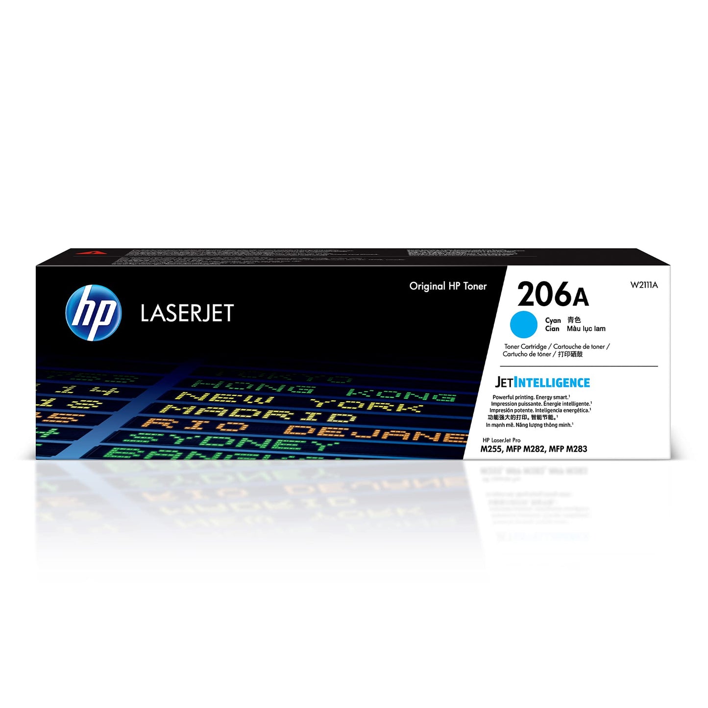 HP 206A Black Toner Cartridge | Works with Color LaserJet Pro M255,MFP M282,M283 Series | W2110A,(Pack of 2)