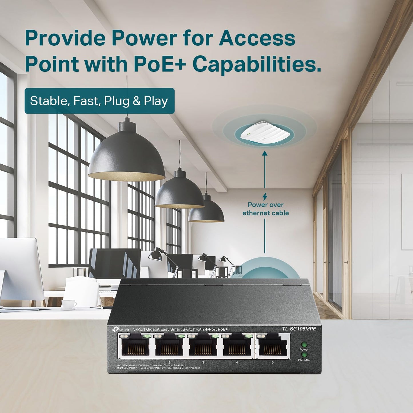 TP-Link TL-SG1008P V4 | 8 Port Gigabit PoE Switch | 4 PoE+ Ports @64W | Desktop | Plug & Play | Sturdy Metal w/ Shielded Ports | Fanless | Limited Lifetime Protection | QoS & IGMP Snooping | Unmanaged