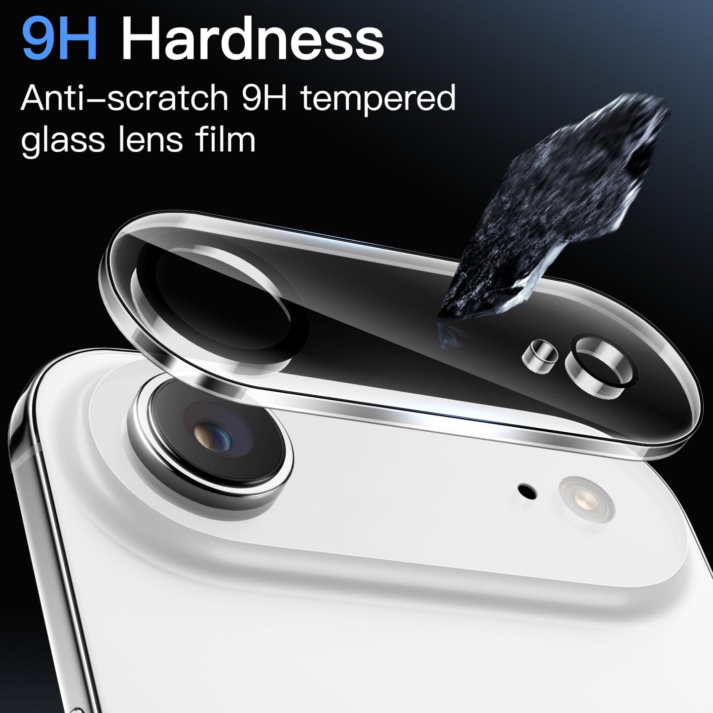 JETech Camera Lens Protector for iPhone 15 6.1-Inch and iPhone 15 Plus 6.7-Inch, 9H Tempered Glass, Anti-Scratch, Case Friendly, Does Not Affect Night Shots, HD Clear, 3-Pack