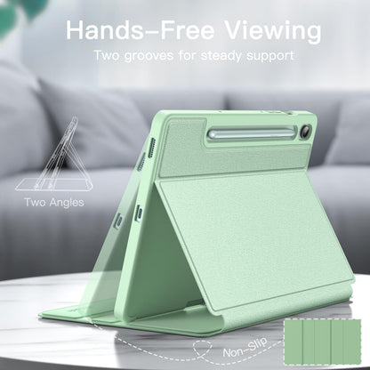 JETech Case for Samsung Galaxy Tab S10 Lite / S10 FE / S9 FE 10.9-Inch with S Pen Holder, Slim Folio Stand Protective Tablet Cover, Multi-Angle Viewing (Black)