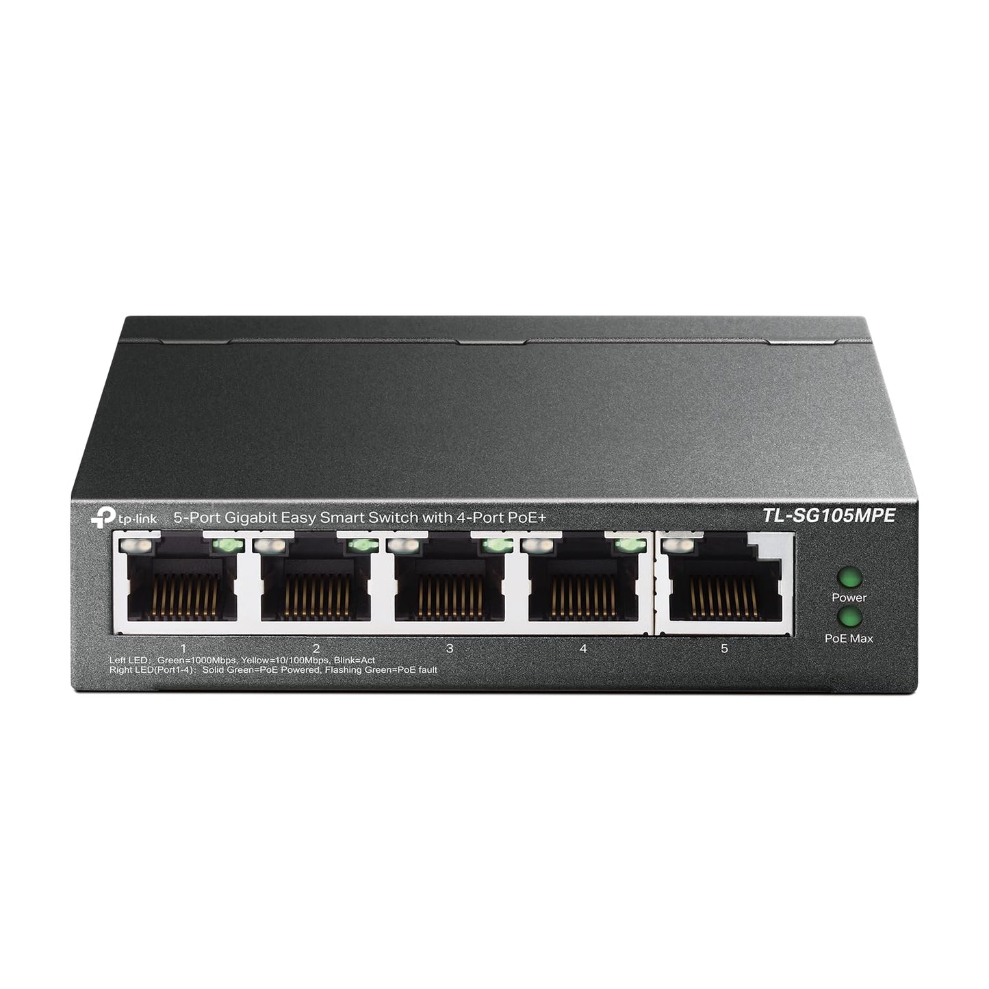 TP-Link TL-SG1008P V4 | 8 Port Gigabit PoE Switch | 4 PoE+ Ports @64W | Desktop | Plug & Play | Sturdy Metal w/ Shielded Ports | Fanless | Limited Lifetime Protection | QoS & IGMP Snooping | Unmanaged