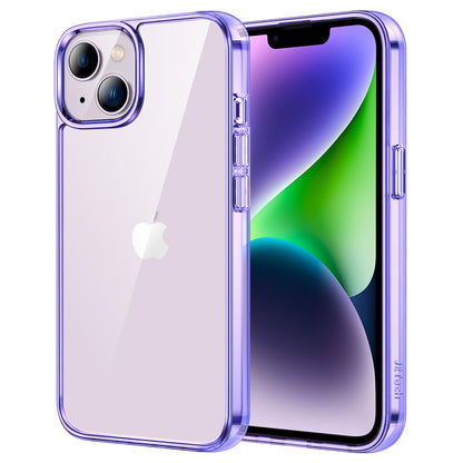 JETech Case for iPhone 14 6.1-Inch, Non-Yellowing Shockproof Phone Bumper Cover, Anti-Scratch Clear Back (Clear)