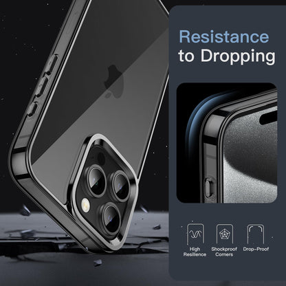 JETech Case for iPhone 15 6.1-Inch, Non-Yellowing Shockproof Phone Bumper Cover, Anti-Scratch Clear Back (Clear)