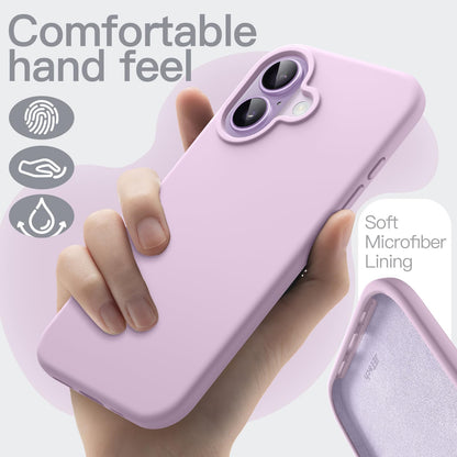 JETech Liquid Silicone Case for iPhone 17 Pro Max 6.9-Inch, Silky Soft Touch Full-Body Protection, Anti-Scratch Shockproof Phone Cover with Microfiber Lining (Dark Blue)