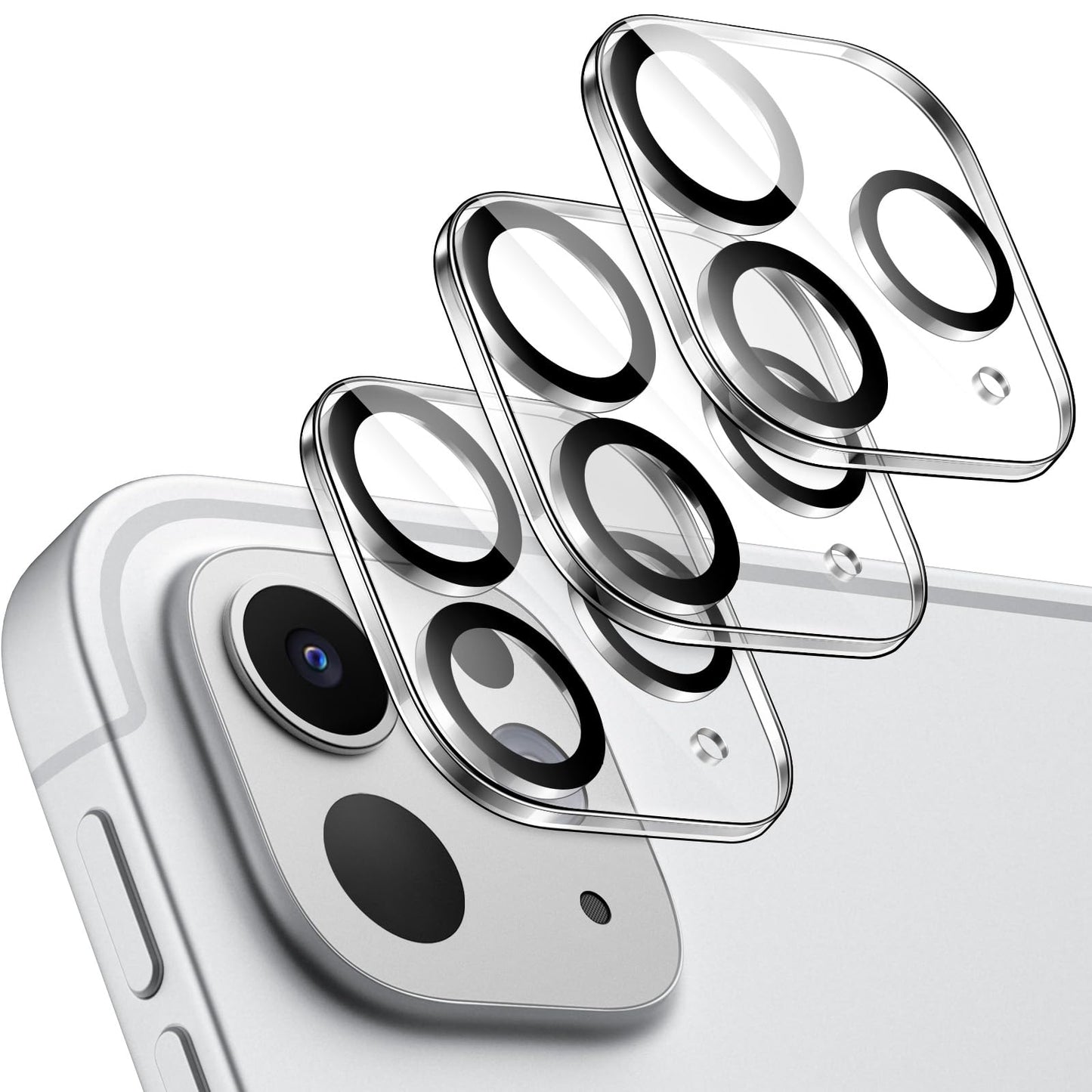 JETech Camera Lens Protector for iPad Pro 11-Inch M5/M4 and iPad Pro 13-Inch M5/M4, 9H Anti-Scratch HD Clear Tempered Glass, Full Coverage, Easy Installation, 3-Pack