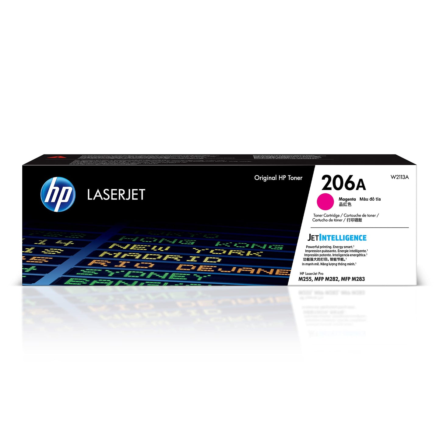 HP 206A Black Toner Cartridge | Works with Color LaserJet Pro M255,MFP M282,M283 Series | W2110A,(Pack of 2)