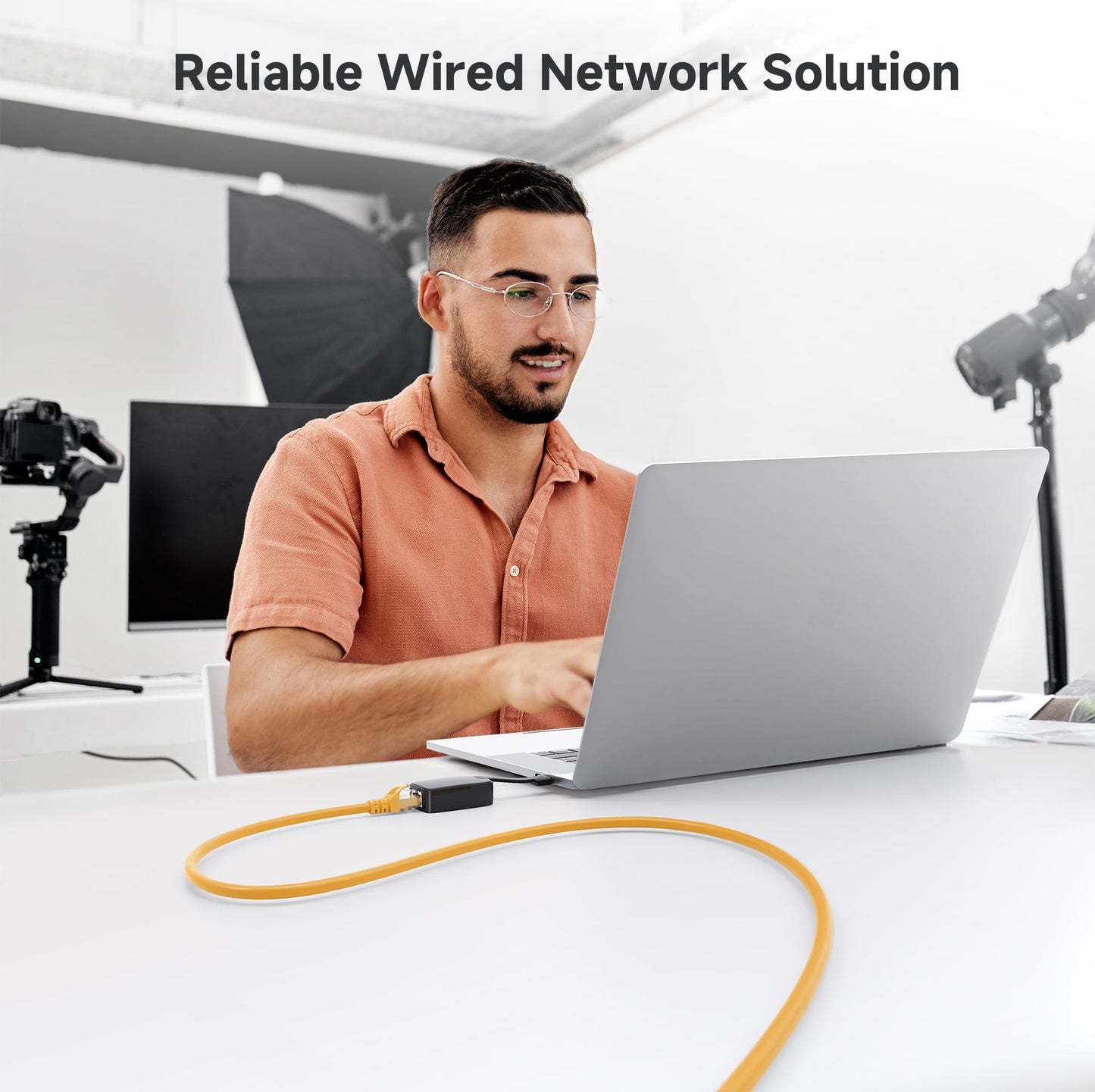 Cable Matters 10Gbps Snagless Cat 6 Ethernet Cable - 20ft, Cat 6 Cable, Cat6 Cord, Ethernet Cord, Black
