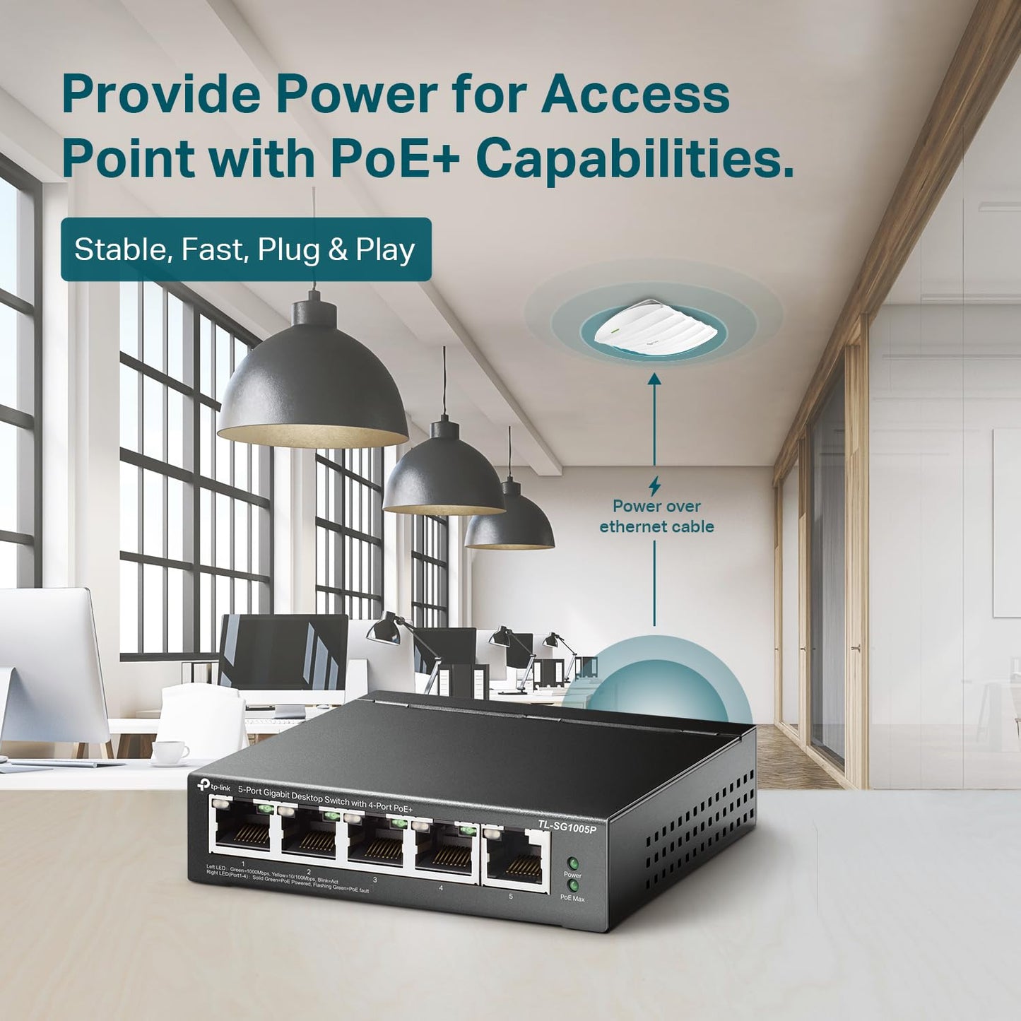 TP-Link TL-SG108S-M2 | 8-Port Multi-Gigabit 2.5G Ethernet Switch | Unmanaged Network Switch | Ethernet Splitter | Plug & Play | Desktop/Wall Mount | Silent Operation