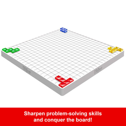 Mattel Games Blokus XL Board Games for Family Night, Brain Games for 2 to 4 Players, Oversized Board and Pieces (Amazon Exclusive)