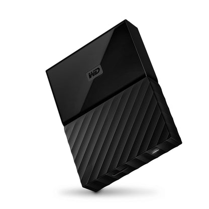 WD 5TB My Passport, Portable External Hard Drive, Black, backup software with defense against ransomware, and password protection, USB 3.1/USB 3.0 compatible - WDBPKJ0050BBK-WESN