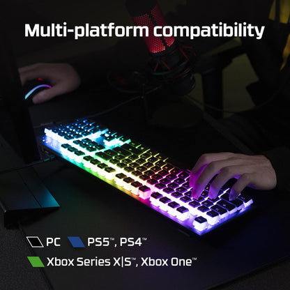 HyperX Alloy Origins 65 - Mechanical Gaming Keyboard – Compact 65% Form Factor - Linear Red Switch - Double Shot PBT Keycaps - RGB LED Backlit - NGENUITY Software Compatible,Black