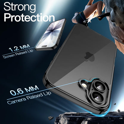 JETech Case for iPhone 17 Pro Max 6.9-Inch, Non-Yellowing Shockproof Phone Bumper Cover, Anti-Scratch Clear Back (Clear)