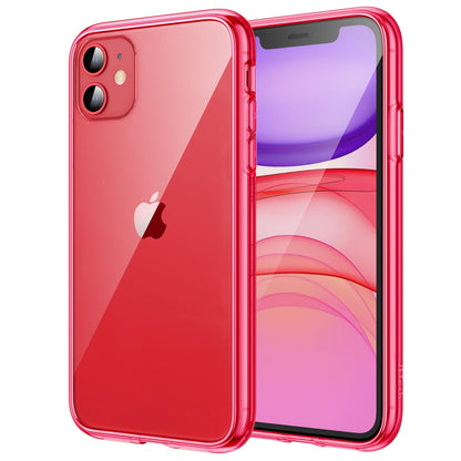 JETech Case for iPhone 11 6.1-Inch, Non-Yellowing Shockproof Phone Bumper Cover, Anti-Scratch Clear Back (Clear)