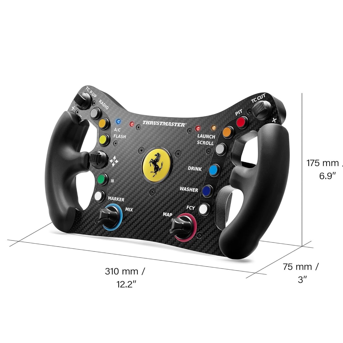 Thrustmaster Ferrari 488 GT3 Wheel Add-On (compatible w/ PS5, PS5 Pro, PS4, XBOX Series X/S, One, PC)
